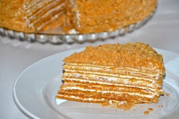 Торт Рыжик классический: рецепт с фото пошагово с заварным кремом в духовке в домашних условиях