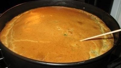 Нежный пирог с капустой и говядиной