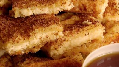 Нежный творожный пирог с песочной крошкой