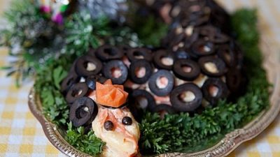 Новогодняя сельдь под змеиной шубой