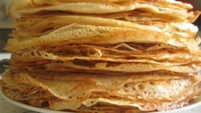 Очень вкусные блинчики на пиве