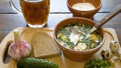 Окрошка овощная