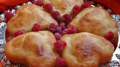 Оладьи с джемом в духовке