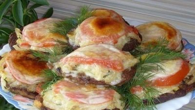 Оладушки из печени с луком и болгарским перцем