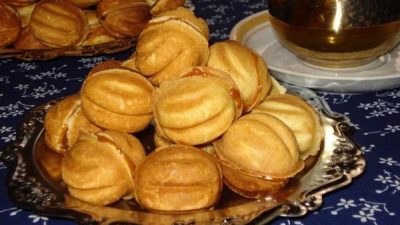 Орешки со сгущенкой и орехами как в детстве