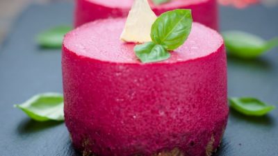 Оригинальная сельдь под шубой «Новогодние свечи»