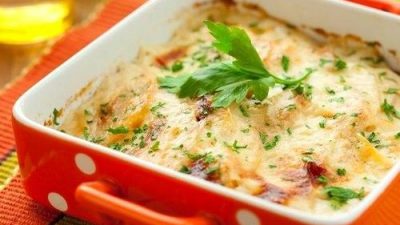 Оригинальная запеканка из картофельного пюре