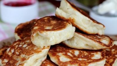 Оригинальные банановые оладьи