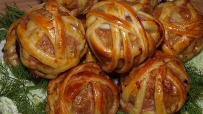 Оригинальные куриные котлеты «Клубочки»