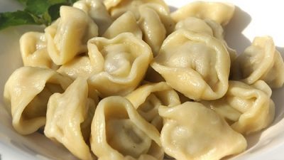 Оригинальные пельмени с грецким орехом