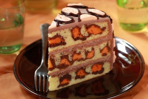 Оригинальный «Леопардовый» торт
