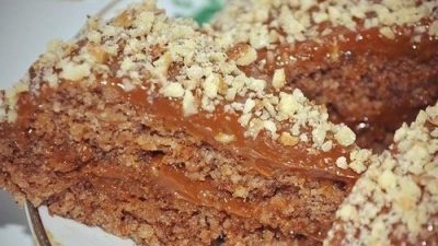 Оригинальный ореховый торт без муки