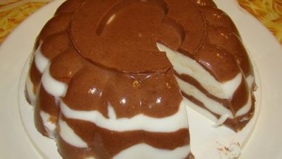 Оригинальный сметанный десерт