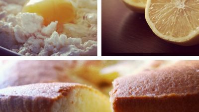 Особенный лимонный пирог с творожной начинкой