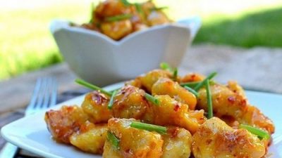 Острая куриная грудка в апельсиновом соусе