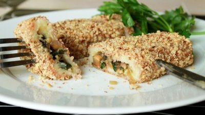 Овощные котлетки в ореховой корочке