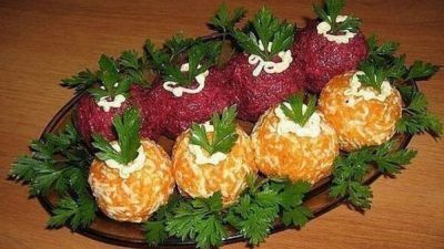 Овощные шарики с орехами и черносливом