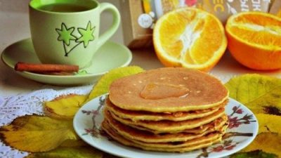 Овсяно-апельсиновые блинчики