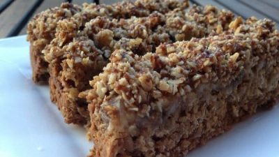 Овсяный торт с бананами по-домашнему