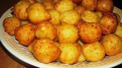 Пампушки из картофеля во фритюре