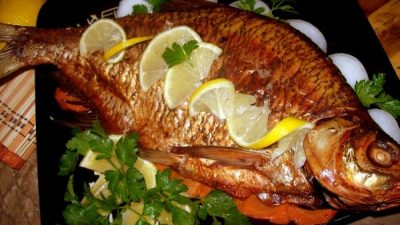 Пастрома из карпа в духовке