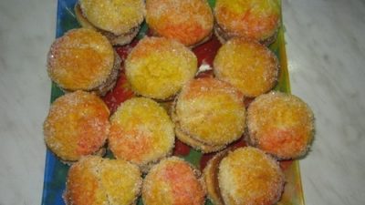 Печенье «Персики» с вареным сгущенным молоком
