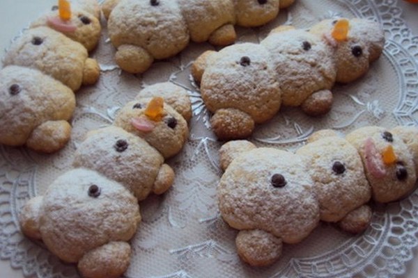 Печенье «Веселые снеговики» на Новый Год