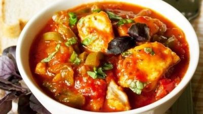 Пеппероната из курицы по-итальянски