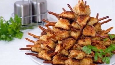 Перепелиные ножки со сливочно-лаймовым соусом