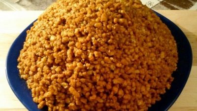 Песочный торт «Муравейник» с кремом