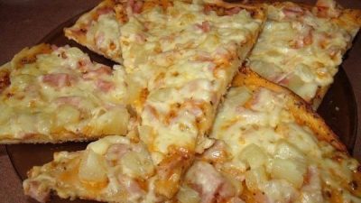Пицца «Гавайская» по-домашнему
