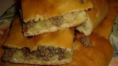 Пирог «Быстрее и легче не бывает» с мясом