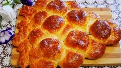 Пирог «Гроздь винограда» из хрущевского теста