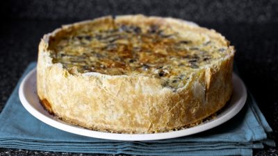 Пирог «Очень грибной» в духовке