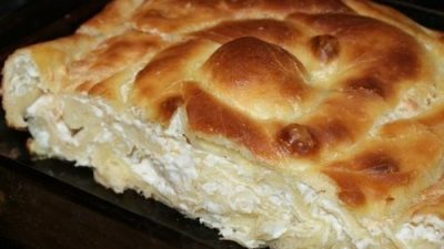 Пирог с брынзой по-болгарски