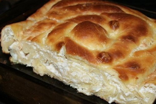 Пирог с брынзой по-болгарски