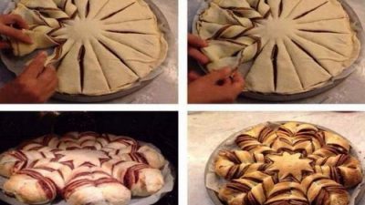 Пирог «Шоколадный цветок» из кукурузной муки