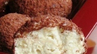 Полезные творожные конфетки с орехами