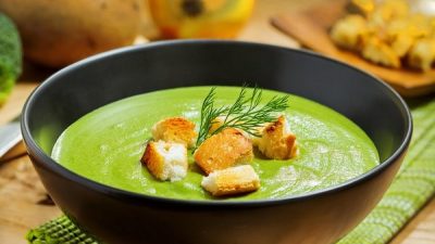 Полезный сливочный суп из брокколи