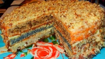 Популярный торт с наполнителями