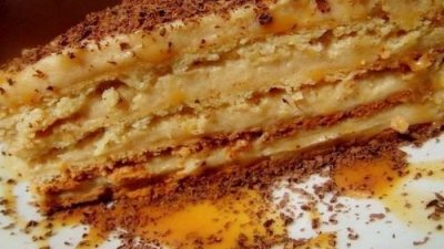 Праздничный торт «Крем-брюле»