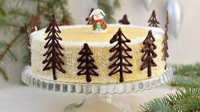 Праздничный торт «Нежный Наполеон»