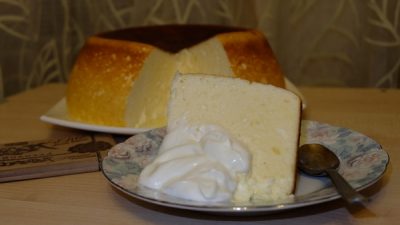 Простая творожная запеканка без муки