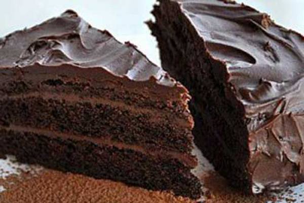 Простой шоколадный торт в микроволновке