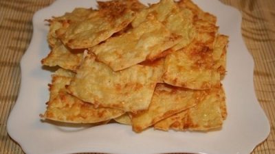Простые чипсы из тонкого лаваша