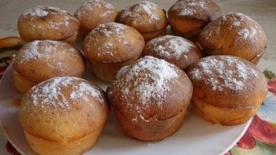 Простые кексики на кефире