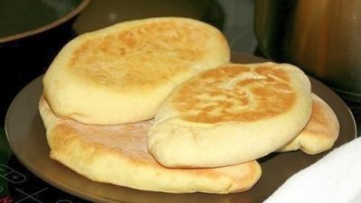 Простые хачапури с творогом