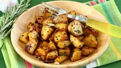Пряный картофель в горчице
