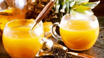 Пунш ананасовый с сельдереем