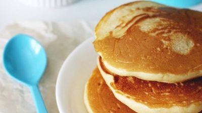 Пышные американские панкейки на молоке